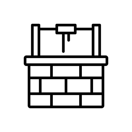 Icon for well,waterのイラスト素材