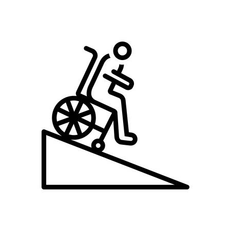 Vecteur De Icon For Ramp Handicap Id Image Libre De Droit Stocklib