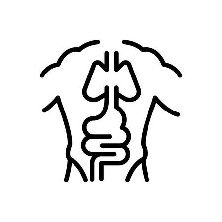 Icon for anatomy,bodyのイラスト素材