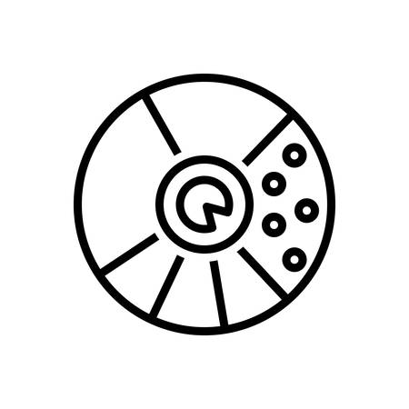 Icon for round value chart,analytics,appのイラスト素材