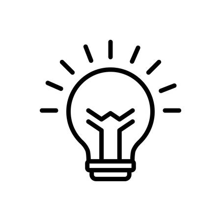 Icon for lightbulb,idea,lightのイラスト素材