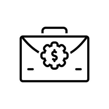 Icon for business case,businessのイラスト素材
