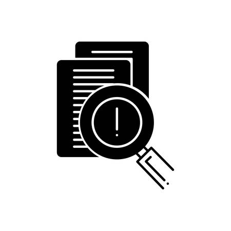 Risk evaluation iconのイラスト素材