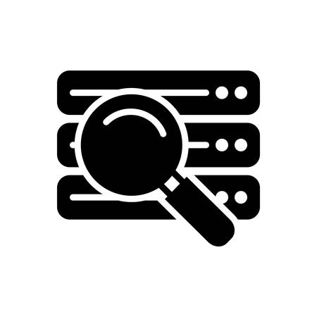 Data find iconのイラスト素材