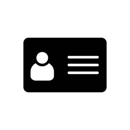 Id card iconのイラスト素材