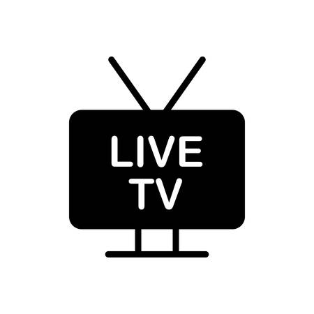 Tv iconのイラスト素材