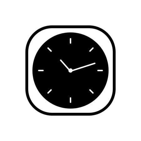 Clock time iconのイラスト素材