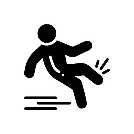 Slippery iconのイラスト素材