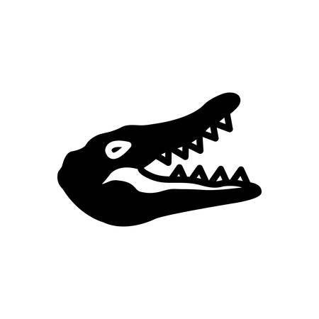 Icon for crocodile, alligatorのイラスト素材
