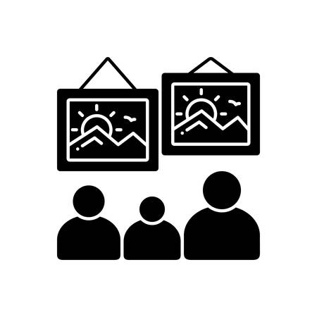 Exhibit iconのイラスト素材