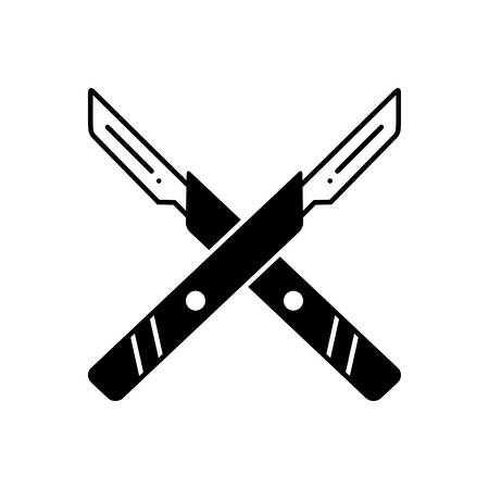 Surgery knife iconのイラスト素材
