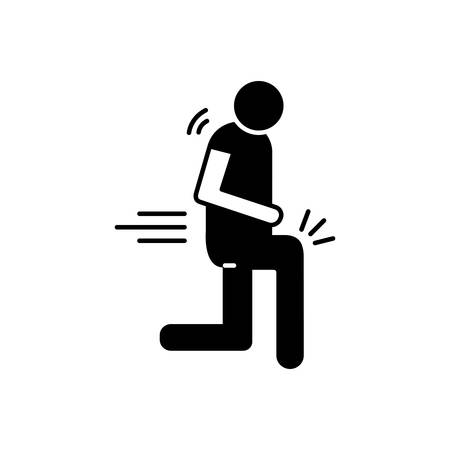 Body aches iconのイラスト素材