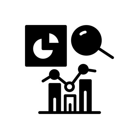 Icon for analytics, analysisのイラスト素材