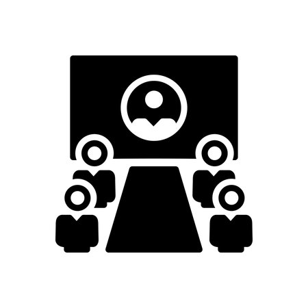 Icon for meetting,conferenceのイラスト素材