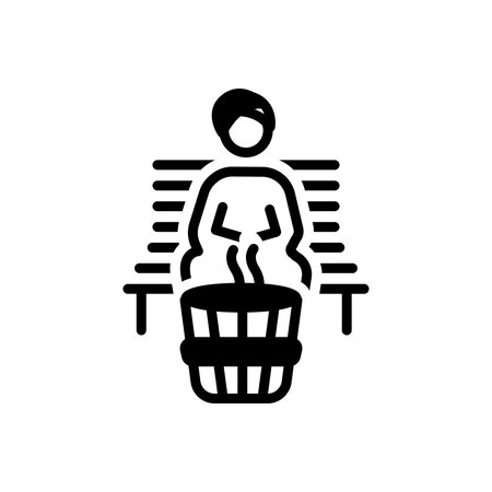 Icon for  sauna,bathのイラスト素材