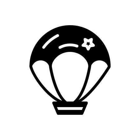 Icon for Parachute,skydivingのイラスト素材