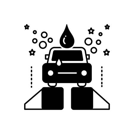 Car wase iconのイラスト素材