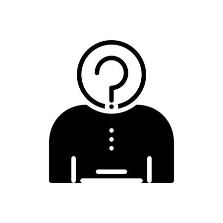 Icon for anonymity,unknownのイラスト素材
