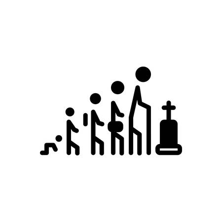 Icon for life,ageのイラスト素材