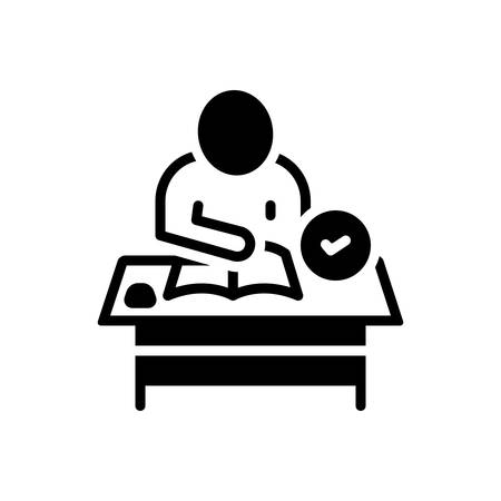 Icon for coursework,deskのイラスト素材