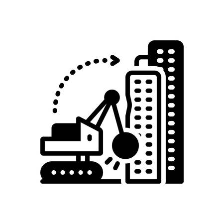 Icon for dismantling,buildingのイラスト素材