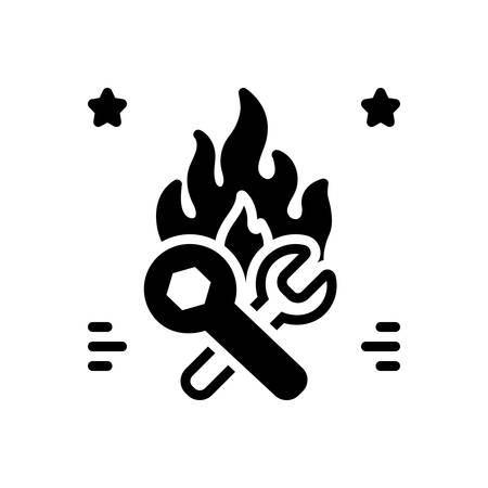 Icon for hotfix,quick fixのイラスト素材