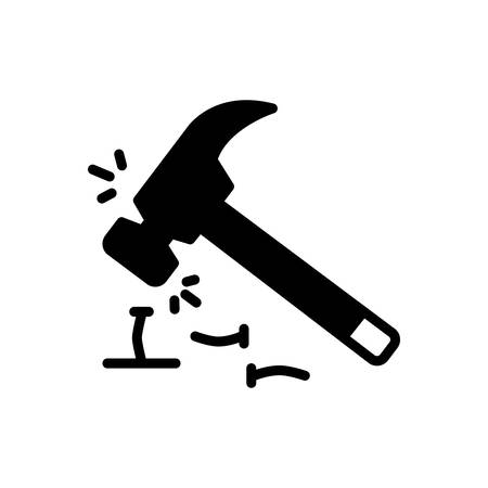 Icon for inefficient,hammerのイラスト素材