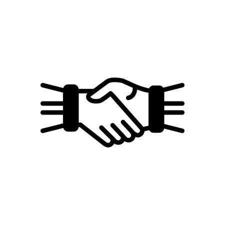 Icon for hand shake,handのイラスト素材