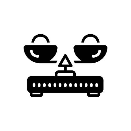 Icon for load balance,measurementのイラスト素材