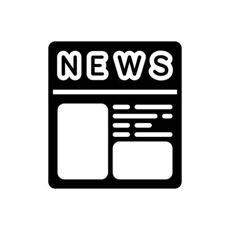 Icon for newspaper ads, newspaperのイラスト素材
