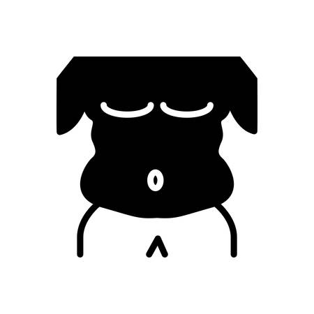 Icon for fat,body,figureのイラスト素材