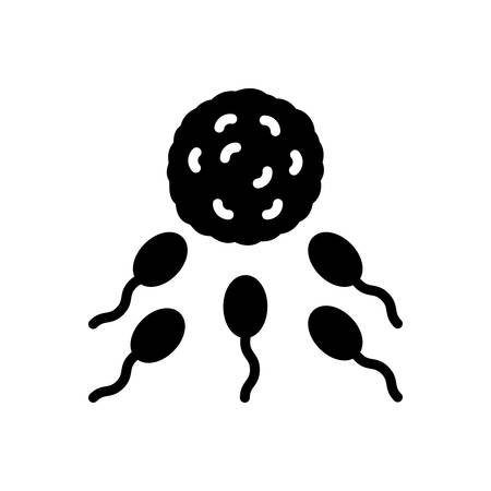 Icon for sperm,sperm and egg,fertileのイラスト素材