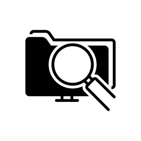 Icon for data search interface,searchのイラスト素材