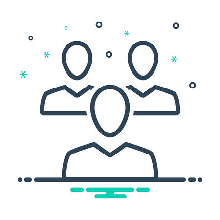 Customers iconのイラスト素材