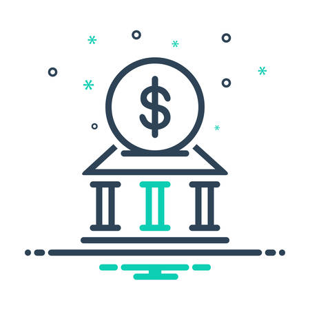 Bank iconのイラスト素材