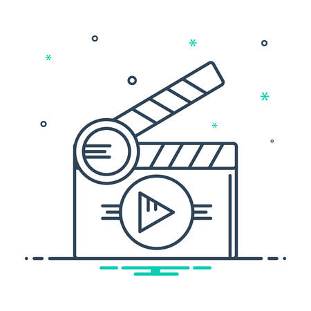 Short films iconのイラスト素材