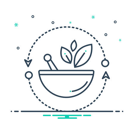Naturopathy iconのイラスト素材