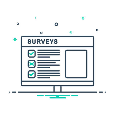 Icon for surveys , feedbackのイラスト素材