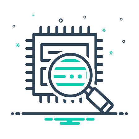 Icon for data,analysisのイラスト素材