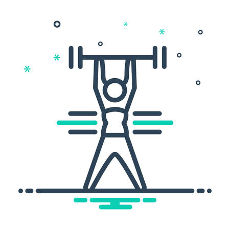 Icon for exercise,fitnessのイラスト素材