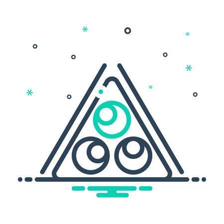 Icon for snooker,billiardsのイラスト素材