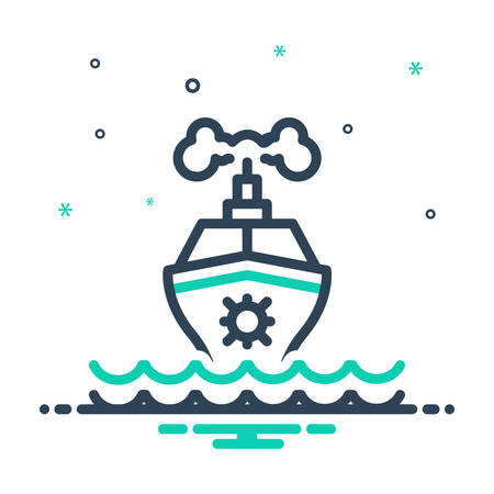 Icon for ship, marineのイラスト素材