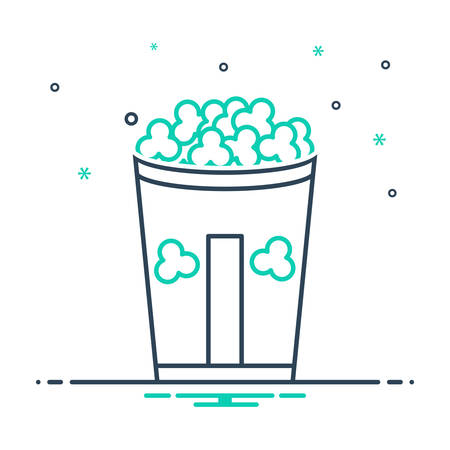 Icon for pop,cornのイラスト素材