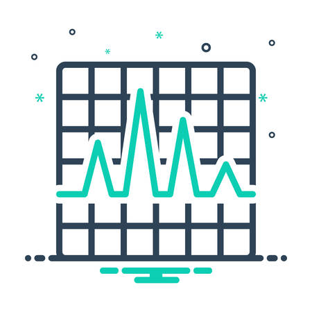Icon for chromatography,chromatograpyのイラスト素材