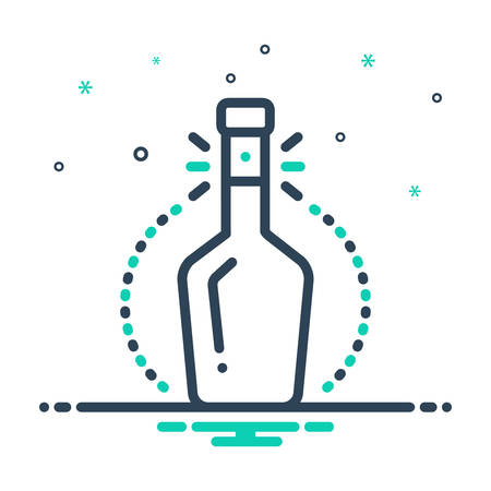 Icon for bottleneck,spoutのイラスト素材