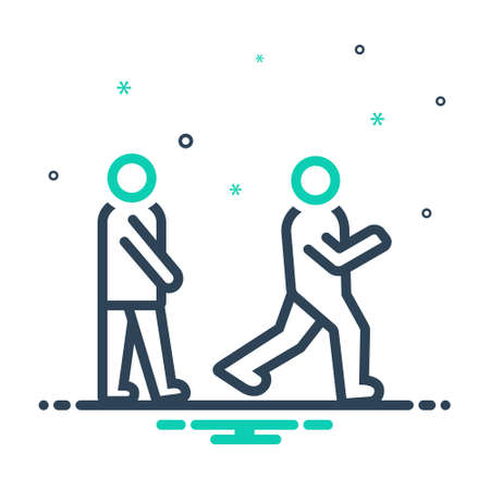 Icon for epithet,adjectiveのイラスト素材