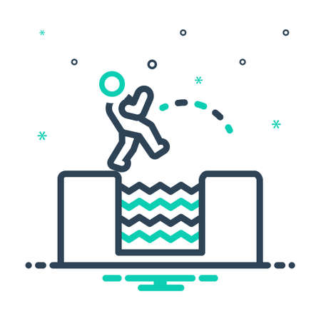 Icon for challenge,dareのイラスト素材