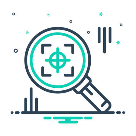 Icon for finder,searchのイラスト素材