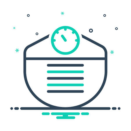 Icon for weight,heftのイラスト素材