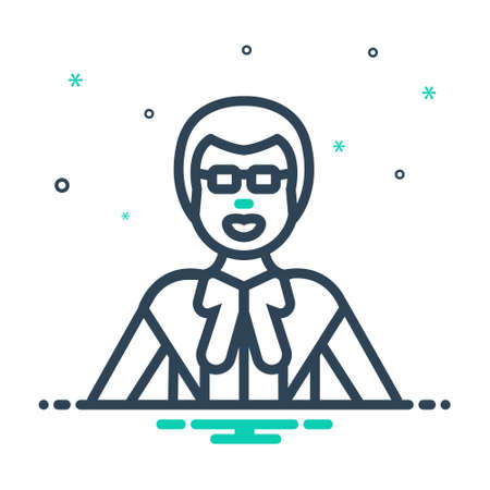 Icon for lawyer,juristのイラスト素材